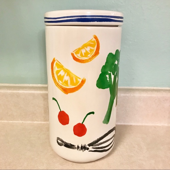 NWT Kate Spade Tall Canister | All in Good Taste - Picture 5 of 7